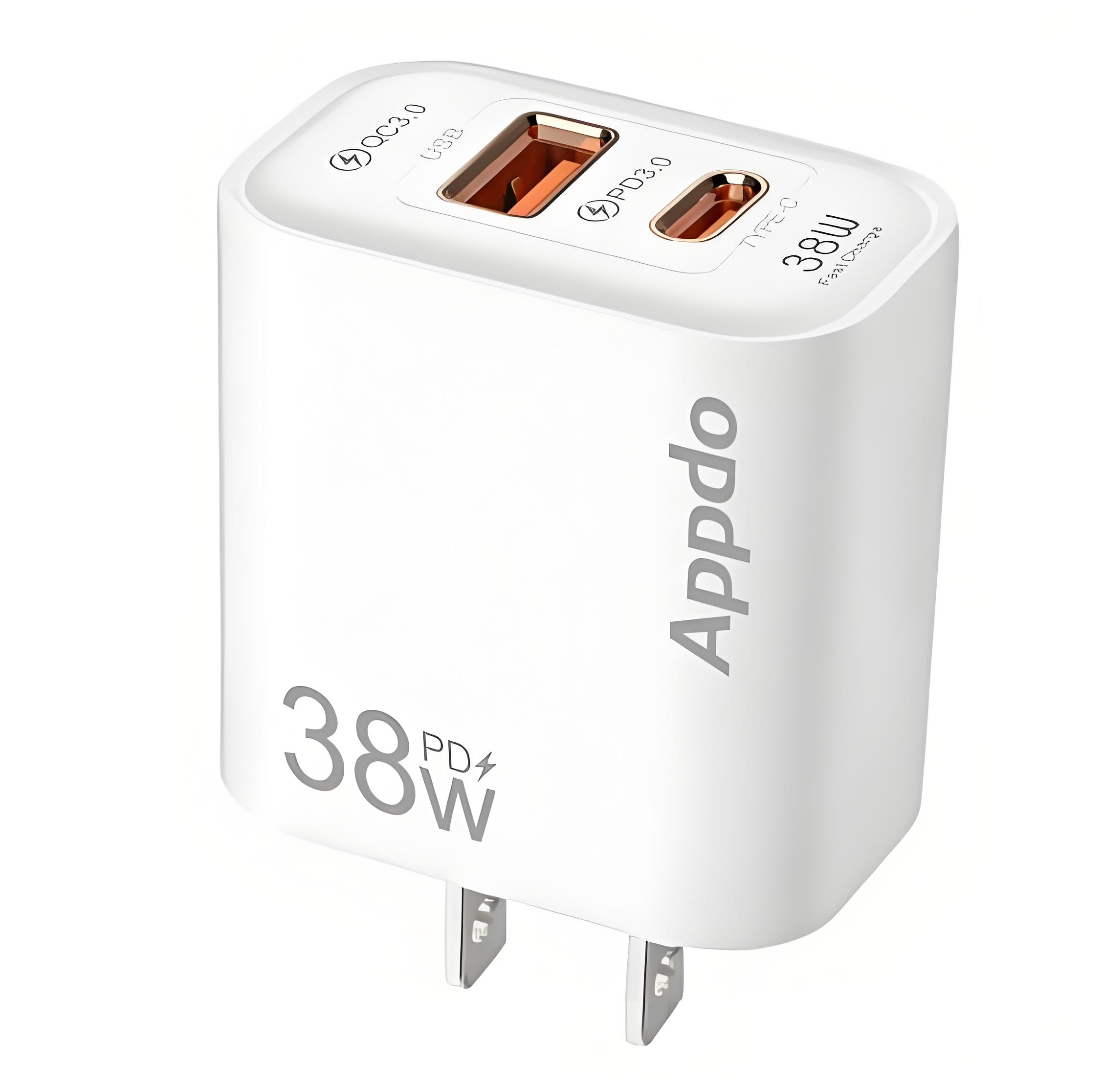 APPDO 38W  Wall Charger (2 Ports)